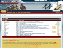 Tablet Screenshot of debatepolicy.com